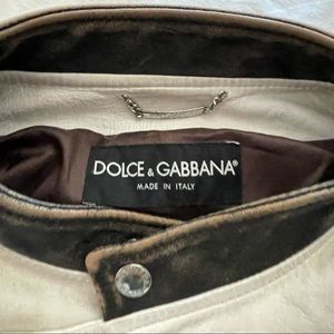 Dolce and Gabbana Horsehide Cafe Racer Size 54 AUTHENTIC